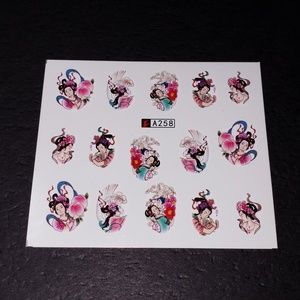 Makeup - Asian Design Nail Art Stickers Makeup - Asian Design Nail Art Stickers